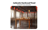 Wooden Eatery Table and Stool Set Long-Lasting Professional Furniture Space-Saving Minimalist Design for Restaurant Owners