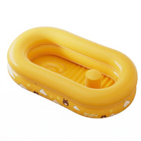 Inflatable Baby Bathtub Cushioned Inflatable Baby Tub Easy Unfold for Home