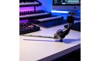 Cymbal Extension Bracket Metal Cymbal Mount with Knurled Rod Extra Reach Drum Hardware for Drummers, Studios