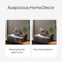 Ceramic Feng Shui Water Feature Desktop Decor