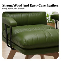 Modern Rotate Chair Comfortable Upholstered Rotate Armchair Versatile Space-Saving for Home Users, Study Room