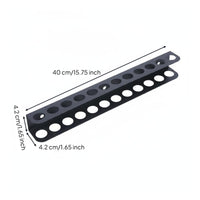 Screwdriver and Rack Sturdy Metal Tool Holder Space-Saving for Garage