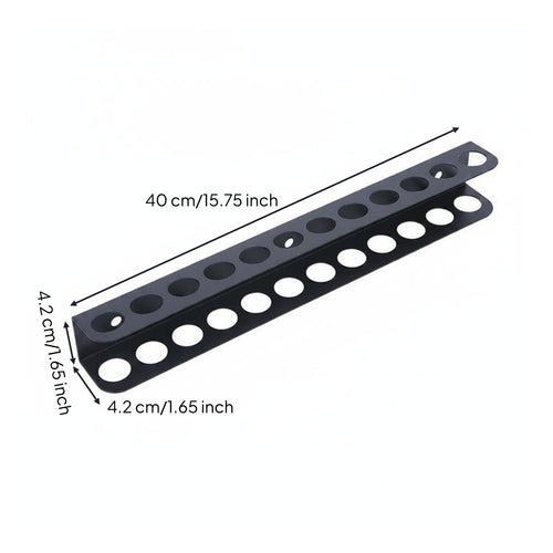 Screwdriver and Rack Carbon Steel Metal Tool Holder Long-Lasting for Workshop