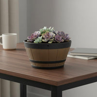Resin Hanging Flower Pot Thickened Outdoor Decor Sturdy for Balcony