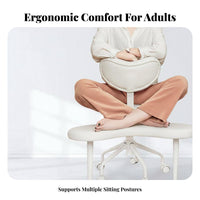 Cross-Legged Floor Seat Supports Active Sitting Ergonomic Seating Promotes Healthy Posture adaptable Use for Studying, Desk Work