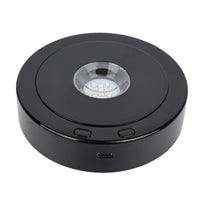 LED Rotating Display Stand Circular Rotating Display Base Smooth for Collectors