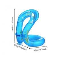 Thickened Material Underarm Swim Buoyancy Aid Leak-Proof Anti-Rollover Swim Float for Babies, Toddlers, Beach