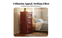 Shipping Container Locker utilitarian aesthetic Bedside Cabinet Retro Design Creative Look for children
