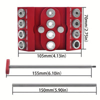 带定位杆 30°/45°/90°打孔器带延长定位多角度木工打孔定位器