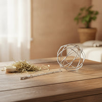 Hay Ball Feeder Easy to Install Wire Hay Ball Long-Lasting for Cages