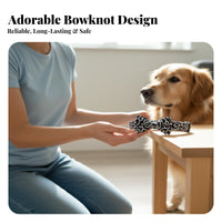 Bow Tie Dog Engravable Dog with Bow Tie Material for Dogs, Young Dogs, Daily Wear, Outdoor Walks, Photo Shoots