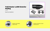 LC300 SUV grille upgrade, easy install