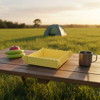 Attachable Foldable Tray Multifunctional Folding Storage Box Easy to Clean