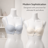Push Up Bra for Women with Soft Underwire and Padded Cups for Small Breast, Lingerie Set with Matching Panty for Everyday Wear