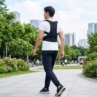 Adjustable Back Brace, Spinal Support Back Straightener Posture, Textile Mesh Lower Back Support for Adults, Students