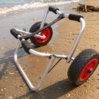 Kayak Trolley Black and Red Watercraft Trolley Solid Tires