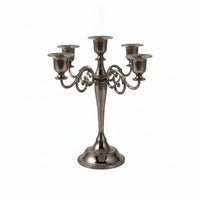 5-Arm Candelabra European-Style Candelabrum Ornate for Dining Table, Hotel
