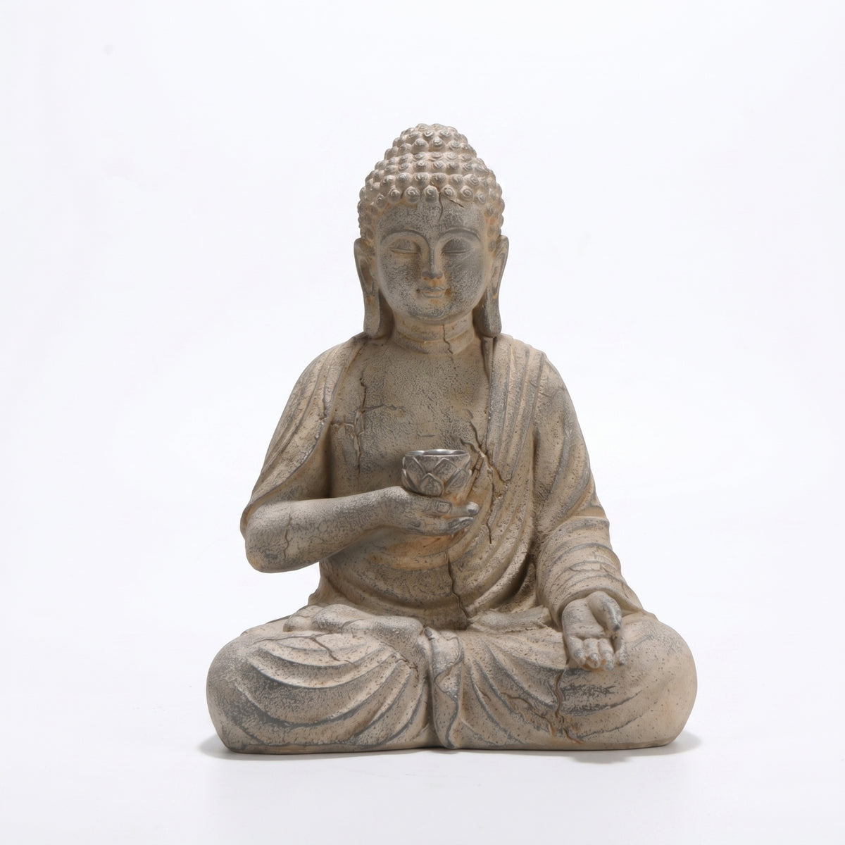 Handmade Resin Buddha Figurine Home Decor Zen for Garden