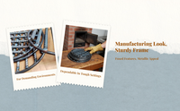 Round Threaded Steel Grate, Firewood Stove, Rural Kitchen