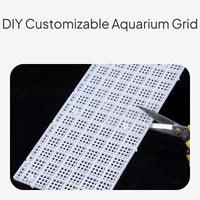 Aquarium Divider Grid Mesh Panel DIY Filter Board