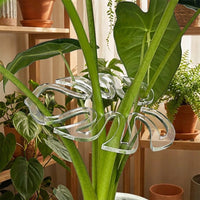 Indoor Plants and Outdoor Plants Support for Climbing Plants, Aesthetically Pleasing Clear Monstera Plant Support, Single Plastic Plant Sticks