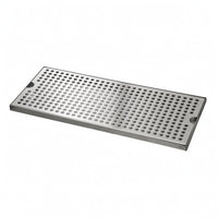 Stainless Steel Drain Tray Finger Grips Bar Drain Tray Raised Edges
