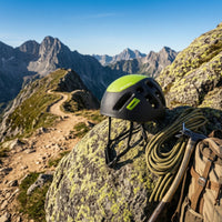 Climbing Helmet with Ventilation Lightweight Mountaineering Helmet Ventilated for Climbers, Rescuers, Caving