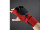 Open-Finger Wraps with Padded Protection Breathable Boxing Hand Wraps Shielded Fingerless Gloves for Fighters