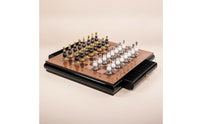Chess Set with Drawers Glossy Chess Board with Drawers Ornate Chessboard for Collectors