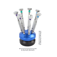 7 Pieces Screwdriver Set with Stand Slim Screwdrivers High-Quality for Jewelers