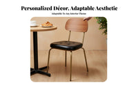 Armless Side Chair Industrial Design Crab Leg Chair High-Density Foam Cushion