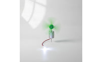 Educational Wind Generator with LED DIY Wind Turbine with Propeller Compact DC Motor Generator Renewable for Students
