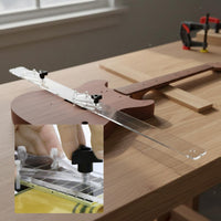 Guitar Center Line Ruler Portable Fretboard Alignment Ruler Multipurpose Instrument Tool for Workshop