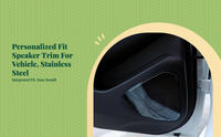 Sedan speaker trim ring for upgrade