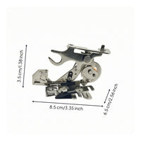 Pleater Presser Foot Silver Pleater Foot Even Pleats for Material Crafting