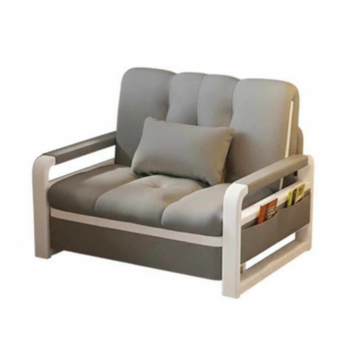 Space-Saving Fold-expandable Single Sofa Bed Foldable Pull-expandable Armchair Bed two-in-unifiedPurpose Design Sleeper Chair Multi-Functional for Guest Hosts, Apartment Dwellers, available inice Workers, Small Living Spaces, Balcony, Bedroom, Dorm Room