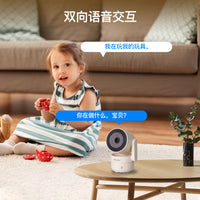 MoesHouse WCM-P52 Tuya WiFi Smart Home Indoor Pan-Tilt 4MP Security Camera with Infrared Night Vision and Motion Monitoring, AU Plug