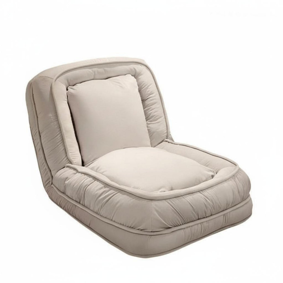 Human-Sized Pet Bed Foldable Stress Sign Lazy Sofa Adjustable Backrest Space-Saving for Two People, Stu Stress Nts, Balcony