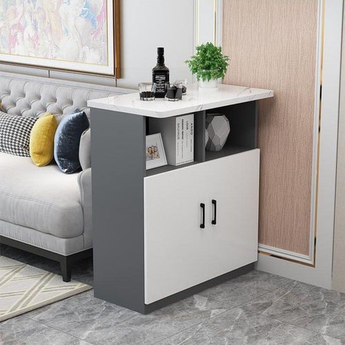 Bar Table with Storage Multifunctional Entryway Partition Cabinet Multi-Functional Entryway Storage Cabinet for Homeowners, Families, Hallway, Bedroom