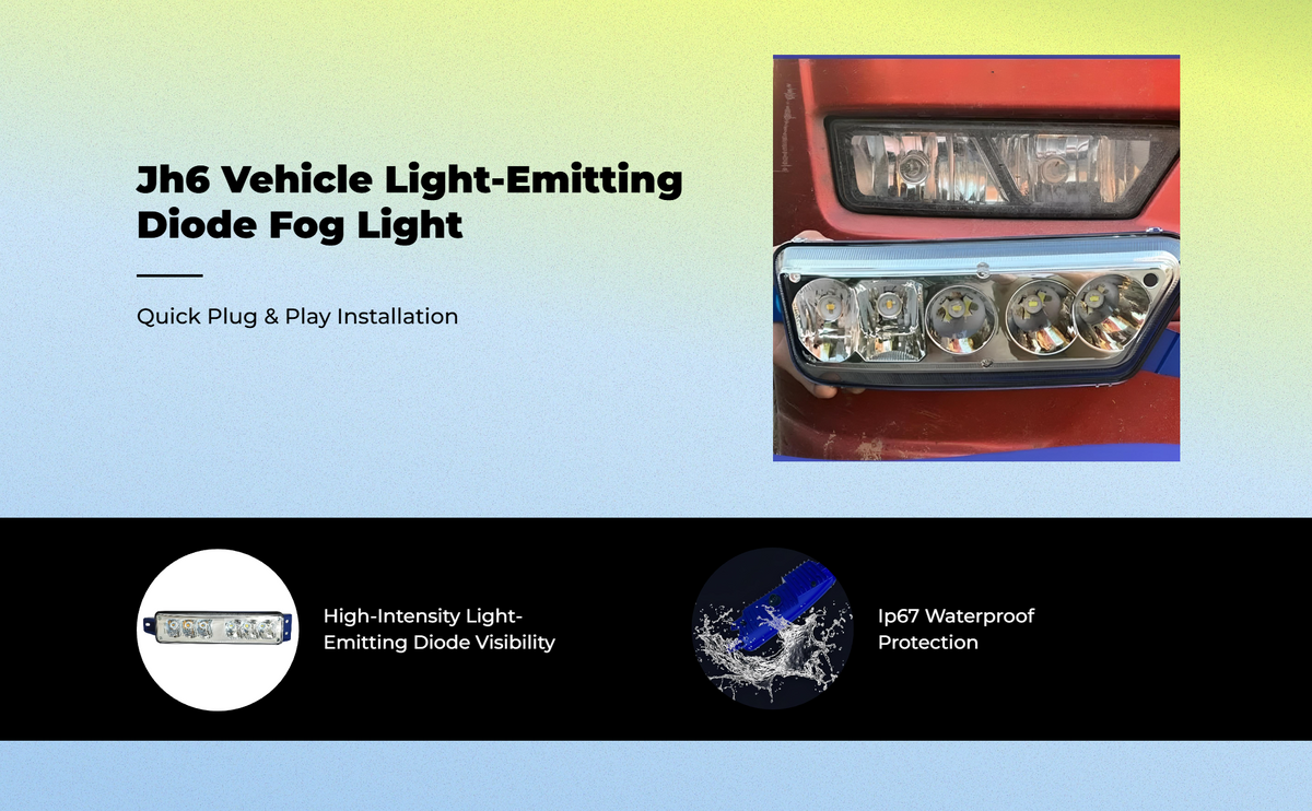 JH6 LED Fog Light: Waterproof, bright