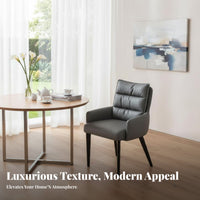 Upholstered Leisure Seat Light Luxury Design & Aesthetic Upholstered Armchair with Splayed Legs Comfortable