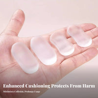 6 Pieces Lid Bumper impact absorbing Seat pad for Restroom, Hotel