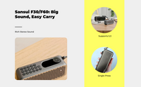 Bass stereo speaker with microSD