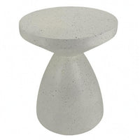 Pedestal Side Table Flat Tabletop Small Side Table Sturdy for Beside Sofa