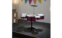 Stable Tripod Stand Childrens Jazz Drum Easy Assembly Beginner Percussion Set for Beginners