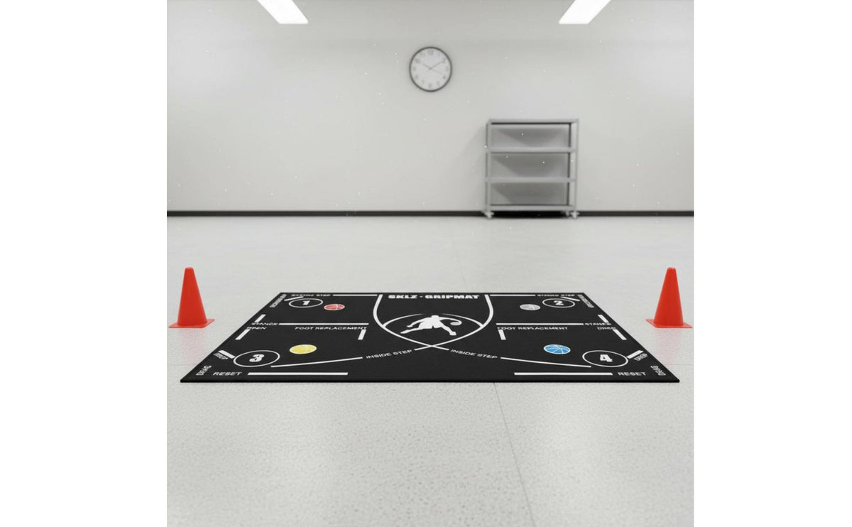 Sound Absorbing Basketball Footwork Training Mat Noise-Reducing Portable Basketball Training Mat Long-Lasting Lightweight for Beginners