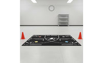 Sound Absorbing Basketball Footwork Training Mat Noise-Reducing Portable Basketball Training Mat Long-Lasting Lightweight for Beginners