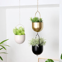Hanging Basket Planter Nordic Design Suspended Plant Basket Easy to Hang
