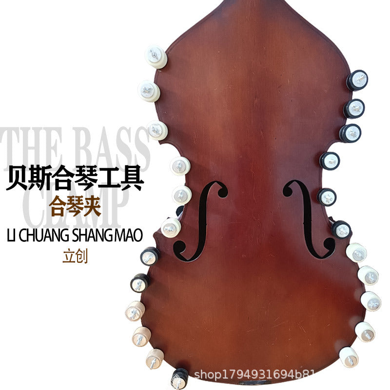 Lichuang Maple Bass Clamp for Instrument Repair and Assembly