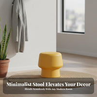 Toadstool Stool Simple Design Shoe Changing Stool Single-Piece Molding